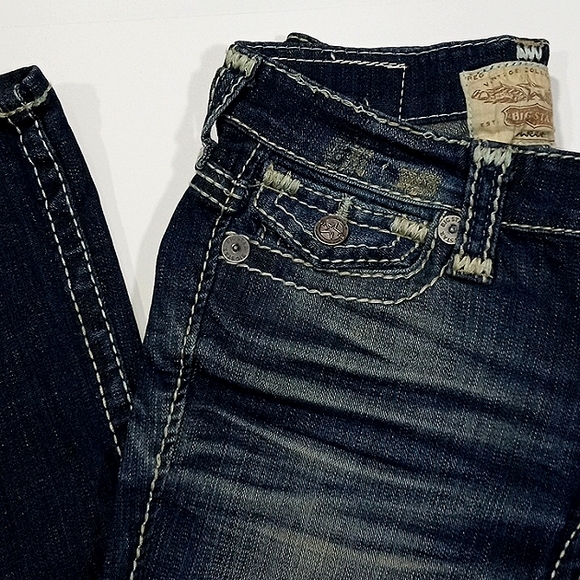 BIG STAR SWEET ULTRA LOW RISE FLARE Y2K Fab - Picture 5 of 8